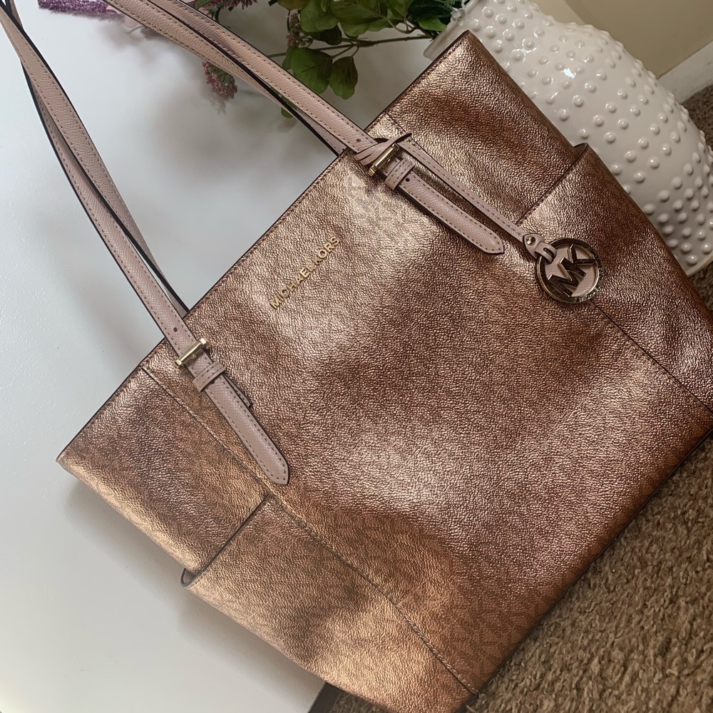 Rose Gold Michael Kors Tote